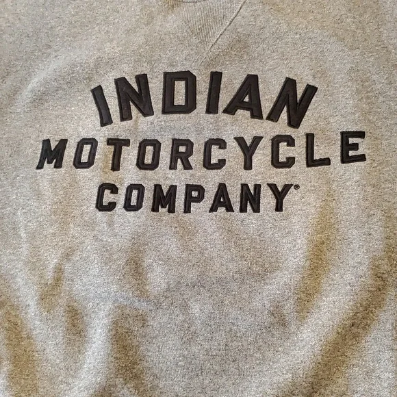 Mens Size Large Indian Motorcycle Sweatsshirt - Picture 2 of 5